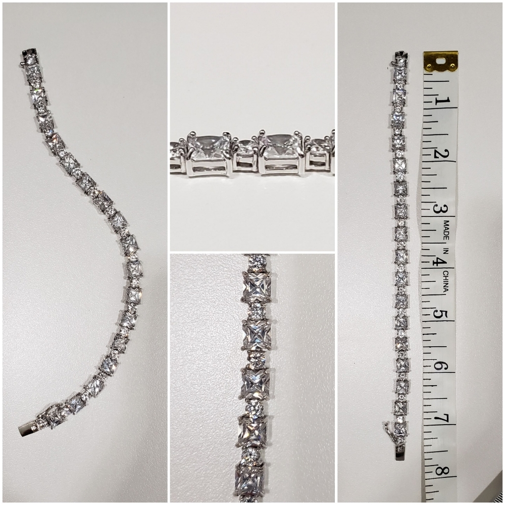 Silver (925) CZ Tennis Bracelet